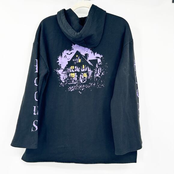 Disney Her Universe Hocus Pocus Daughters Of Darkness Bell Sleeve Hoodie Size M - Picture 10 of 10